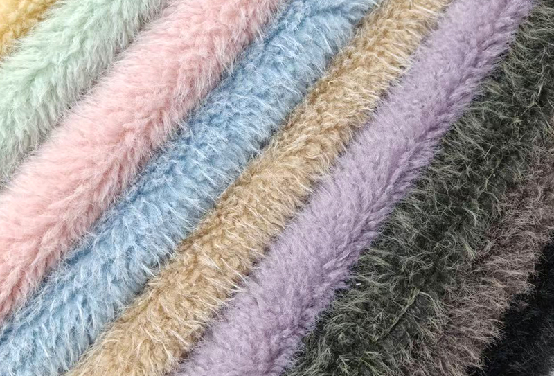650mg*170cm Snowflake mink imiteret mink stof