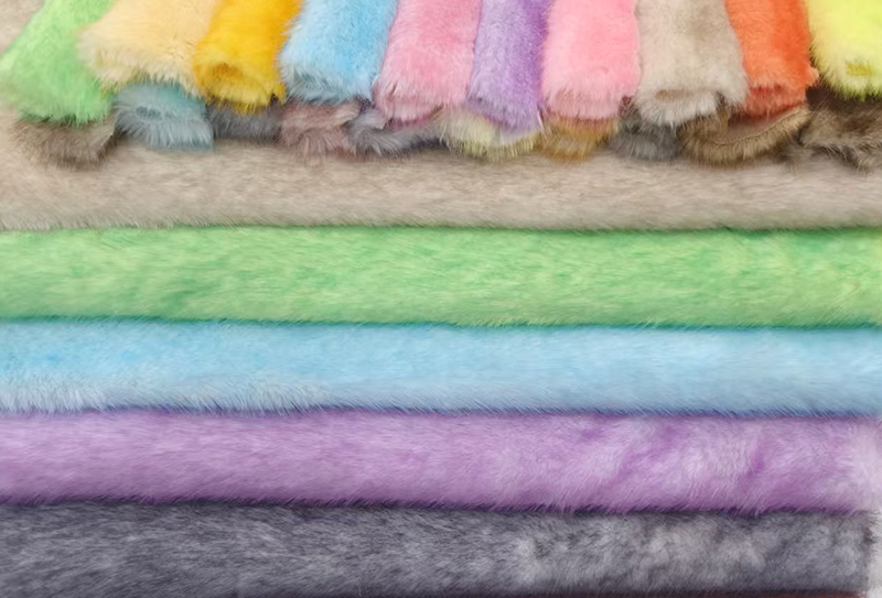 700 g fortykket 165 cm regnbue mink imiteret rævepelsstof velegnet til frakker/dukker/hjemmetæpper 700 g fortykket 165 cm regnbue mink imiteret rævepelsstof velegnet til frakker/dukker/hjemmetæpper
