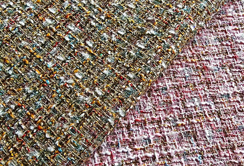 450mg 148cm Tweed stof/chanel-inspireret stof velegnet til håndtasker/sko 1722