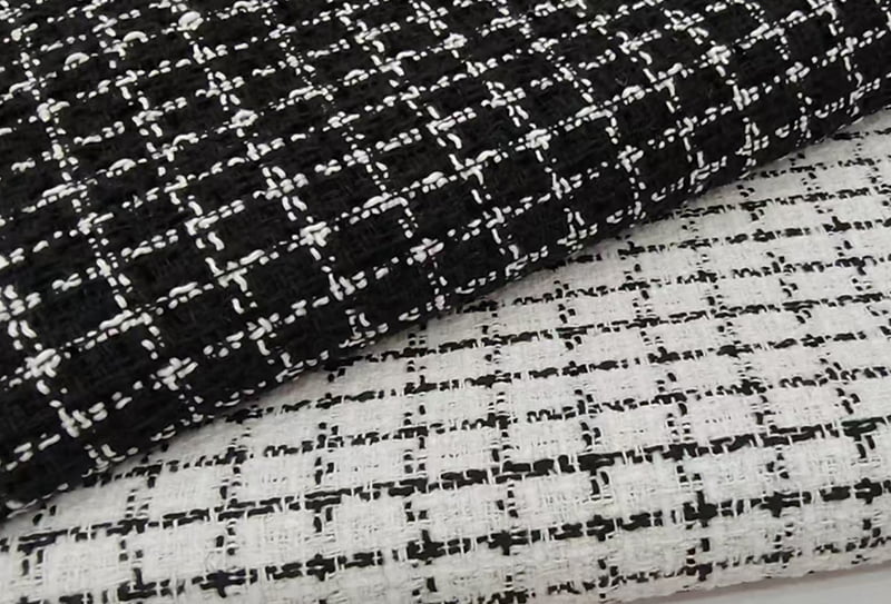500mg 148cm Tweedstof/chanel-inspireret lille # stof velegnet til tasker/hatte