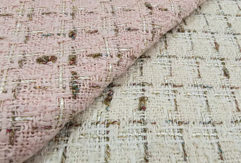 500 mg 148 cm tweedstof/chanel-inspireret ls834322 velegnet til fremstilling af jakker, frakker og tasker i chanel-stil