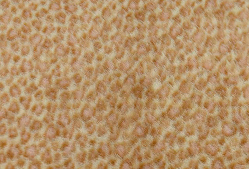 160 mm bredde europæisk mink print leopard print imiteret mink stof 160 mm bredde europæisk mink print leopard print imiteret mink stof