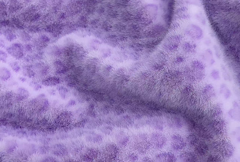 160 mm bredde europæisk mink print leopard print imiteret mink stof 160 mm bredde europæisk mink print leopard print imiteret mink stof