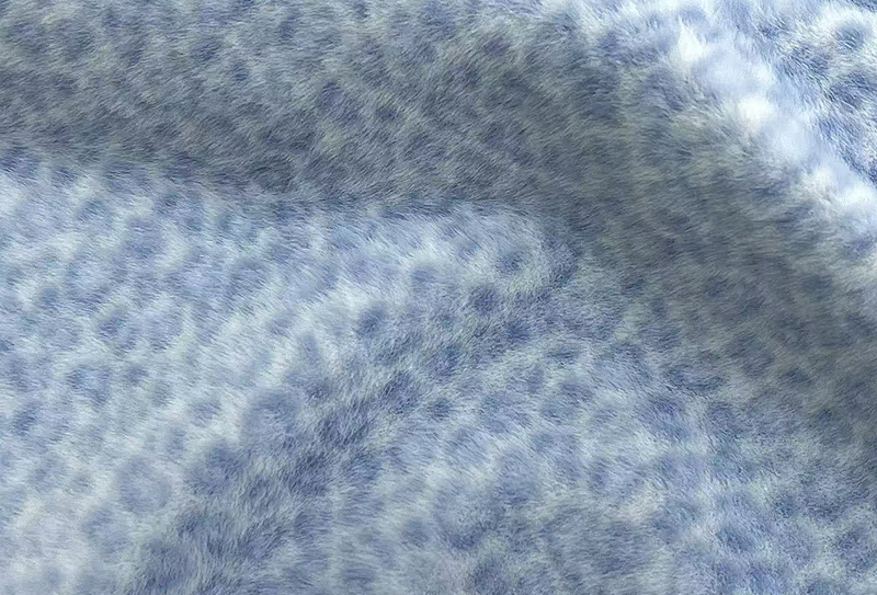 160 mm bredde europæisk mink print leopard print imiteret mink stof 160 mm bredde europæisk mink print leopard print imiteret mink stof
